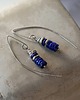 kolczyki srebrne Lapis Lazuli i srebro 2