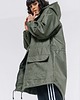 kurtki damskie Kurtka ocieplana/ płaszcz typu parka khaki 1