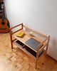 regały i półki Regał z litego drewna z półkami  Mid Century Modern   styl retro 8