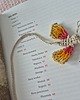 notatniki i albumy Zakładka do książki Mol Książkowy handmade z bawełny 2