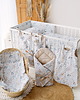 akcesoria do łóżeczek Organizer Do Łóżeczka Pojemny Miękki Bawełna 60x60 cm LEA od BabyU 4