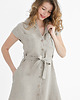 sukienki midi damskie Lniana Sukienka MARIGOLD natural linen 4