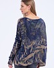 swetry damskie  Szeroki, kaszmirowy sweter IRIS Bleu 4