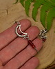 bransoletki wire wrapping Bransoletka karneol wire wrapping księżyc lunula 3