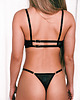 majtki damskie Czarne koronkowe stringi Scarlet 3