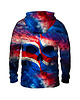 bluzy męskie Męska Bluza z kapturem France Skull 1