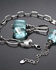 bransoletki wire wrapping Sztabka /blue sky /- bransoletka 6
