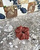 gumki do włosów Sztruksowa scrunchie Copper 1