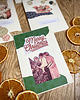 kartki scrapbooking Retro, kolażowe kartki świąteczne - zestaw 5 szt 2