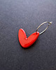 kolczyki z masy plastycznej Kolczyki ecce serce no14 1