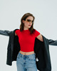 topy damskie Koszulka sportowa do jogi TIMELESS - lipstick red 2