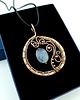 wisiory Akwamaryn wisiorek wire wrapping 2