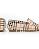 półbuty damskie SKÓRZANE MOKASYNY ZAPATO 001 BEŻ KRATKA 1