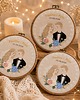Ślub - inne Personalizowana pamiątka ślubna, haft w oprawie vintage 6