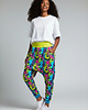 spodnie dresowe damskie Spodnie baggy Mayurasana kolorowe pop art Auri Lili unikat L 40 1