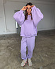 spodnie dresowe damskie Spodnie Vintage lavender 1
