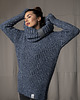 swetry damskie  Sweter Luna Granatowy melanż 8