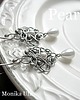 kolczyki wire wrapping Snowy 1