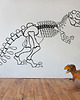 naklejki ścienne do pokoju dziecka Naklejki ścienne, dinozaur, szkielet, tyranozaur 1