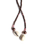 chokery Brązowa lilia - naszyjnik choker 2