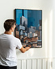 plakaty Plakat  Blue city abstrakcja 2