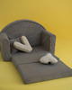 meble do pokoju dziecka Sztruksowa rozkładana mini sofa 1