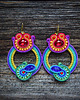 kolczyki soutache Gigi- duże i etniczne kolczyki soutache 3