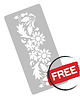 tapety i naklejki ścienne Powtarzalny szablon malarski / WILLIAM MORRIS FLORAL 3