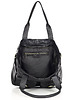 torby na ramię Torba skórzana shopper XL na ramię z dwoma kieszeniami MARCO MAZZINI czarna 7