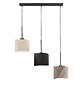 lampy wiszące 3-płomienna lampa wisząca do salonu z geometrycznymi abażurami MICHIGAN 5