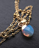 złote naszyjniki Naszyjnik - Opal - amulet szczęścia 2