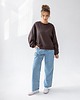 bluza bez kaptura damska Bluza Iconic Dark Chocolate 2