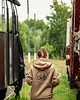 bluza z kapturem damska HOODIE Sand Odblaskowy Rower 1
