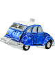 bombki Bombka choinkowa szklana ręcznie malowana: Samochód Citroen: 2CV: niebieski 1