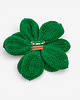 broszki Broszka kwiat XL - zielona 2