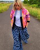 komplety damskie Jeansowe spodnie palazzo 6