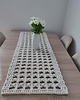 obrusy i serwetki Bieżnik ze sznurka prostokątny szydełkowy 45cmx120cm 6