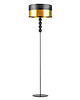 lampy podłogowe Czarno-miedziana lampa stojąca do salonu w stylu glamour BERMUDY MIRROR 6