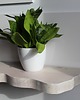 półki Półka ścienna z niewidocznym mocowaniem- bielona 58 cm 6