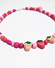 korale Korale - Truskawki -  drewniane, krótkie 1