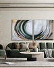 obrazy Abstrakcja Wave Ręcznie malowany obraz Dyptyk  100x200 cm 3
