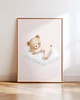 obrazy i plakaty do pokoju dziecięcego Plakat Na Ścianę Dla Dziewczynki Różowe misie nr. 6 1