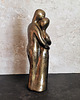 figurki i rzeźby Rzeźba z gipsu, W Twoich Ramionach, złota, wys. 15,2 cm 2