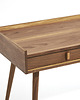 biurka Biurko orzechowe z dwiema szufladami. Mid Century 2