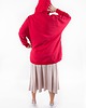 bluza z kapturem damska BLUZA  NIETOPERZ CZERWONA  Conscious 1
