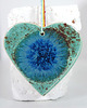ozdoby choinkowe Turkusowe serce - wisząca ozdoba ceramiczna 1