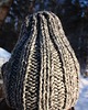 czapki damskie Szara czapka beanie z wełną melanż 3
