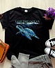 t-shirt damskie Koszulka oversize z nadrukiem Save the ocean 1