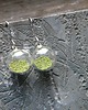 kolczyki wire wrapping Kulki metaliczne groszkowe    - kolczyki 7