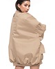 kurtki damskie Kurtka typu bomber oversize mocca 9
